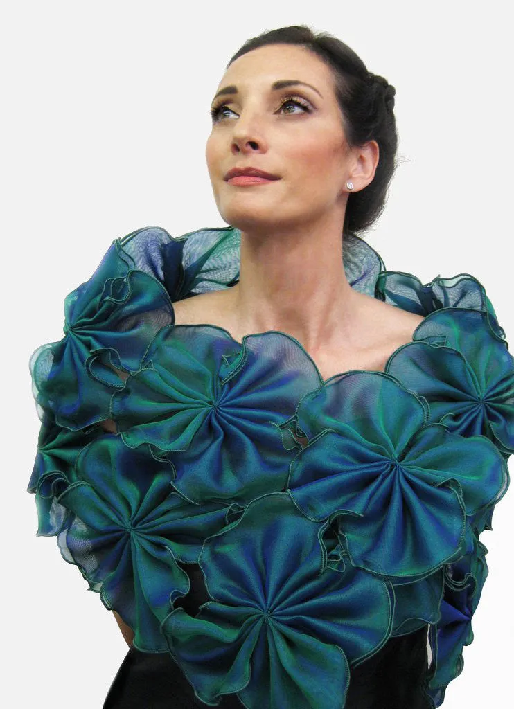 Flower Wrap with Ties
