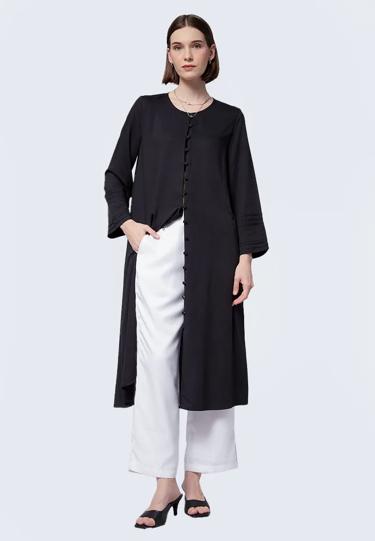 Flowy Button Up Kurta Tunic