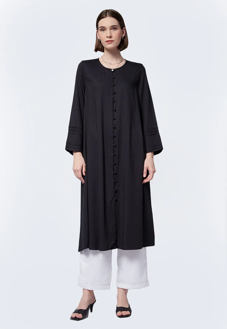 Flowy Button Up Kurta Tunic
