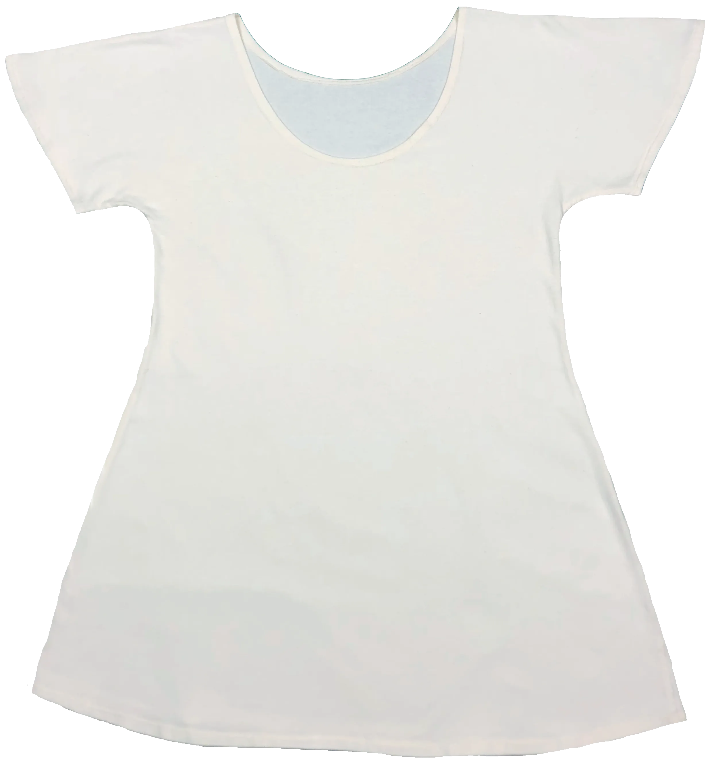 Flutter Sleeve Tunic Scoop front