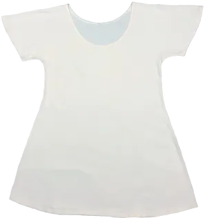 Flutter Sleeve Tunic Scoop front