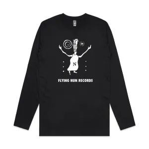 FLYING NUN RECORDS 'Fuzzy Logo' Longsleeve T-Shirt