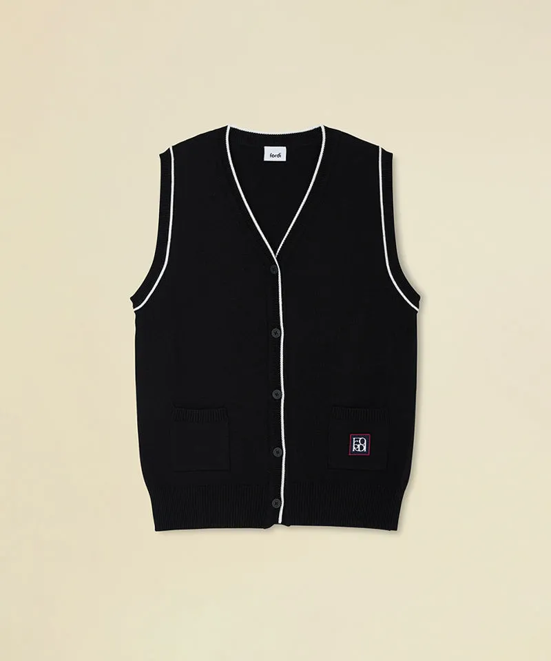 FORDI Pocket Vest - Black