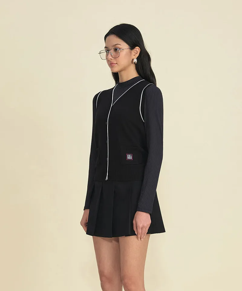 FORDI Pocket Vest - Black