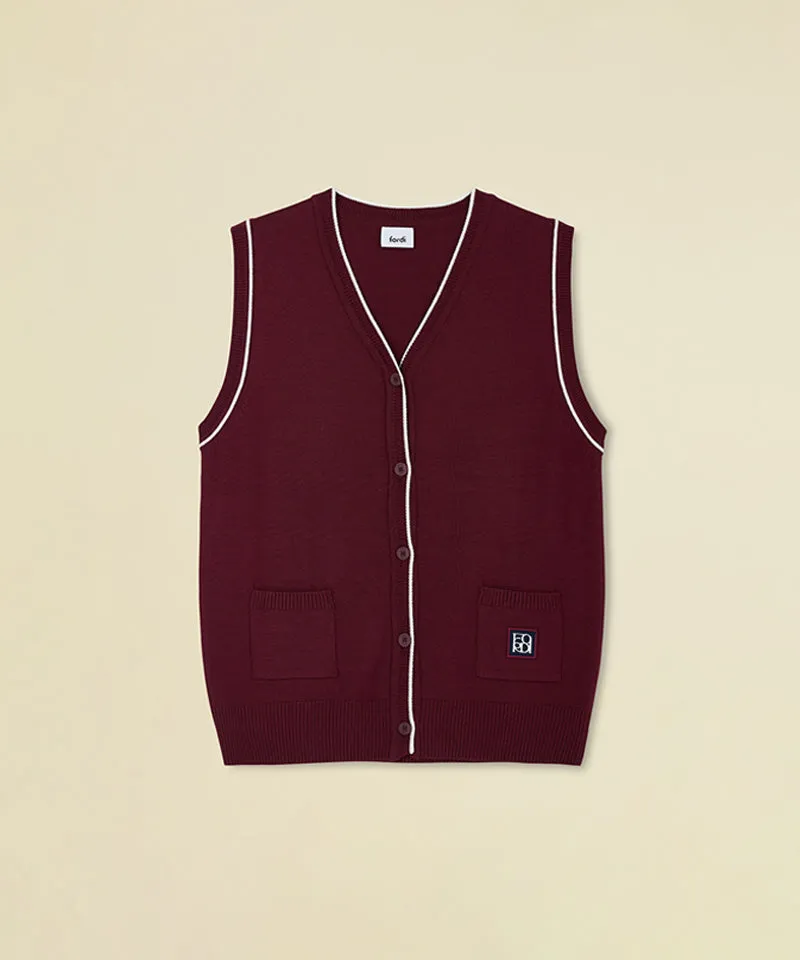 FORDI Pocket Vest - Wine