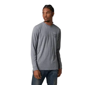 Fox Caveaut Long Sleeve Tech Tee Heather Graphite