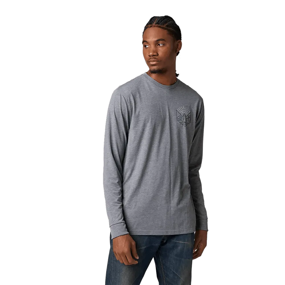 Fox Caveaut Long Sleeve Tech Tee Heather Graphite