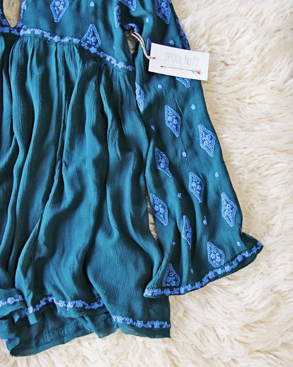 Free People Diamond Embroidered Tunic