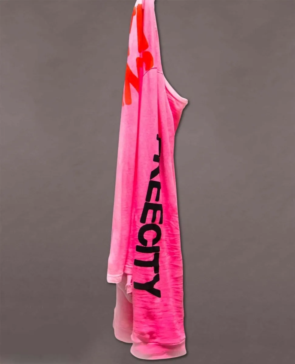 FREECITY Artists Wanted Pink Long Sleeve
