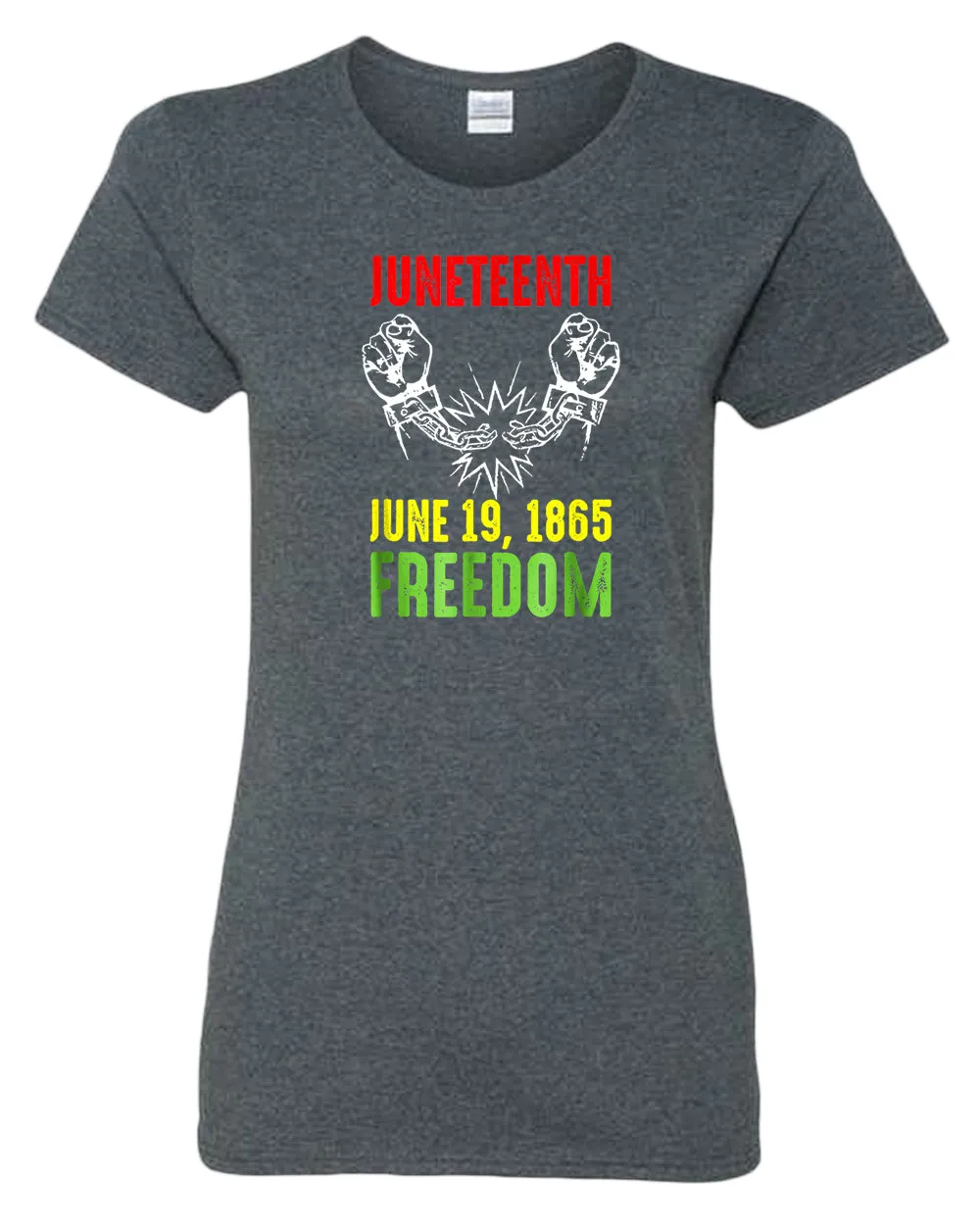 Freedom tees broken chain june 16 1865 t-shirt