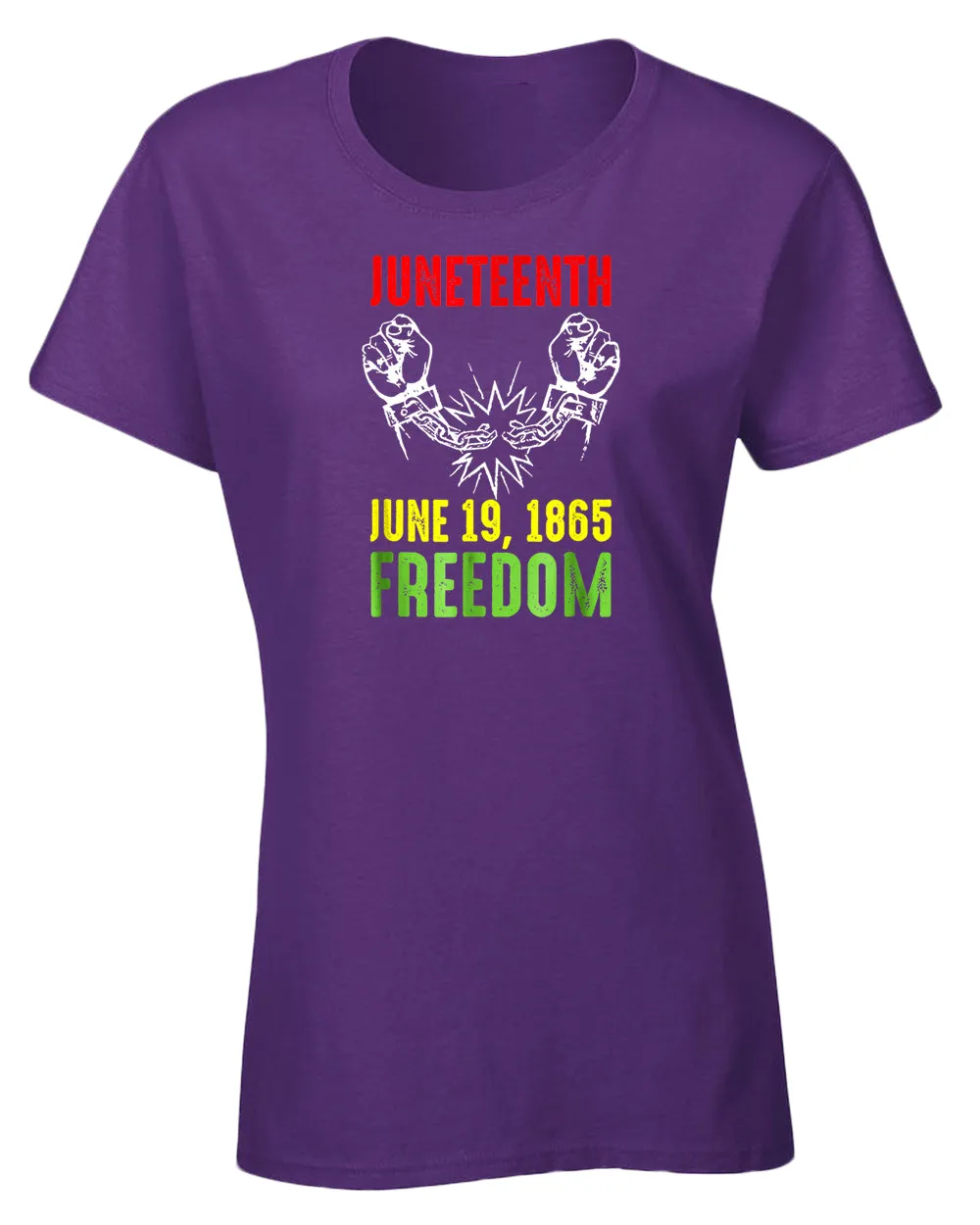 Freedom tees broken chain june 16 1865 t-shirt