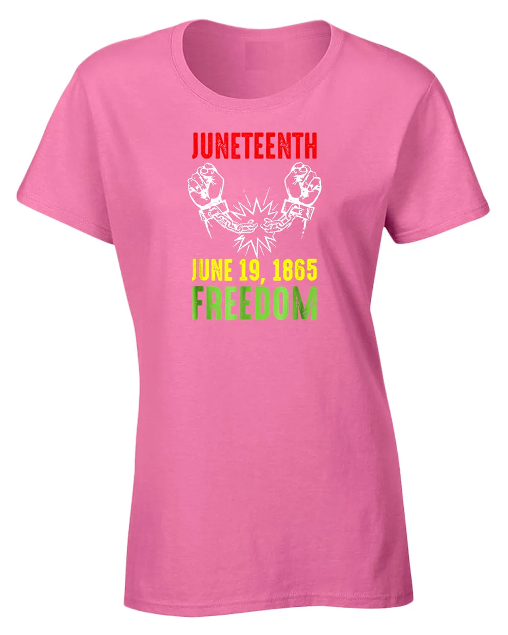 Freedom tees broken chain june 16 1865 t-shirt