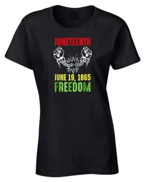 Freedom tees broken chain june 16 1865 t-shirt