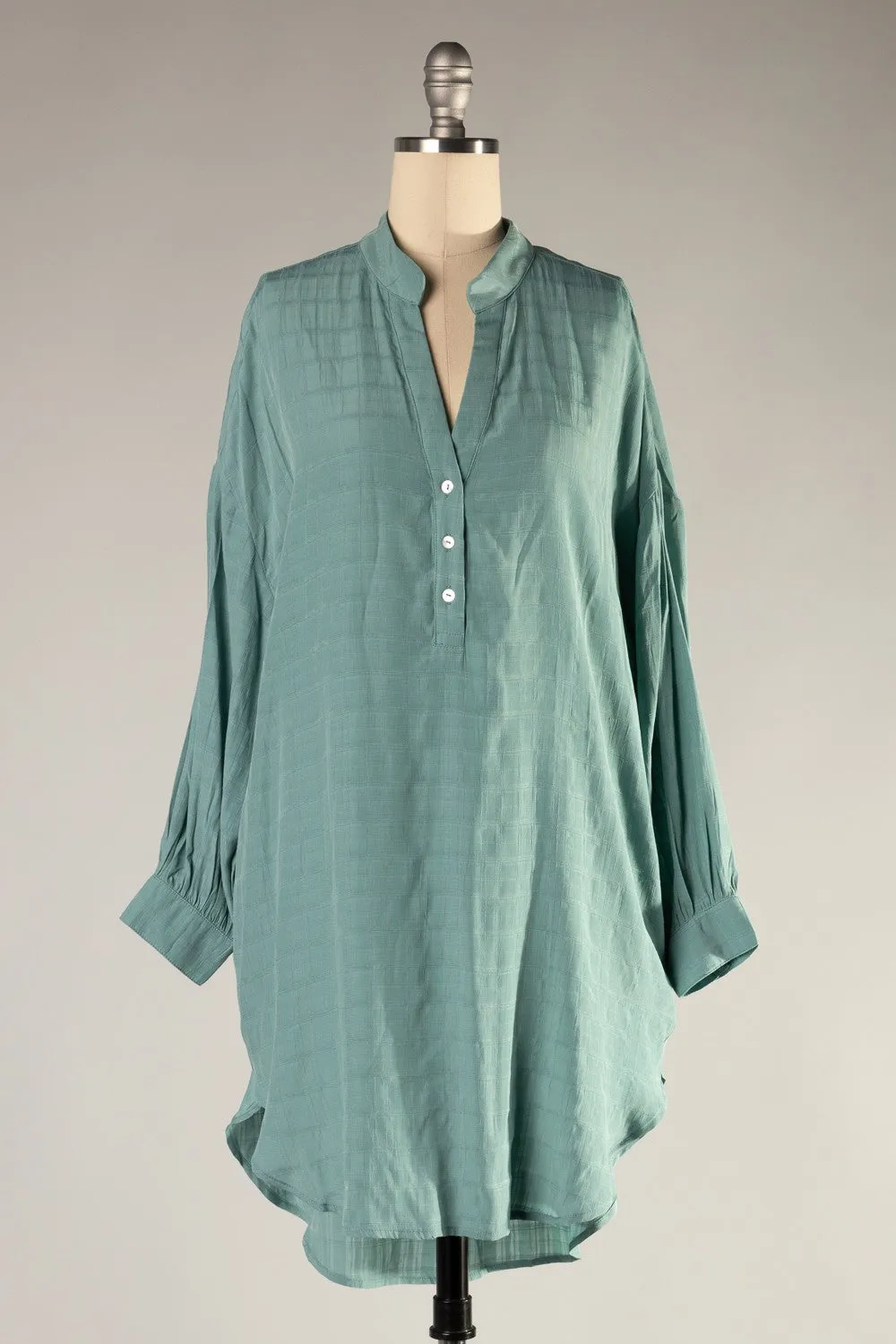 FST1440-ASTK Solid oversized tunic top 6PK UNIT PRICE: $15