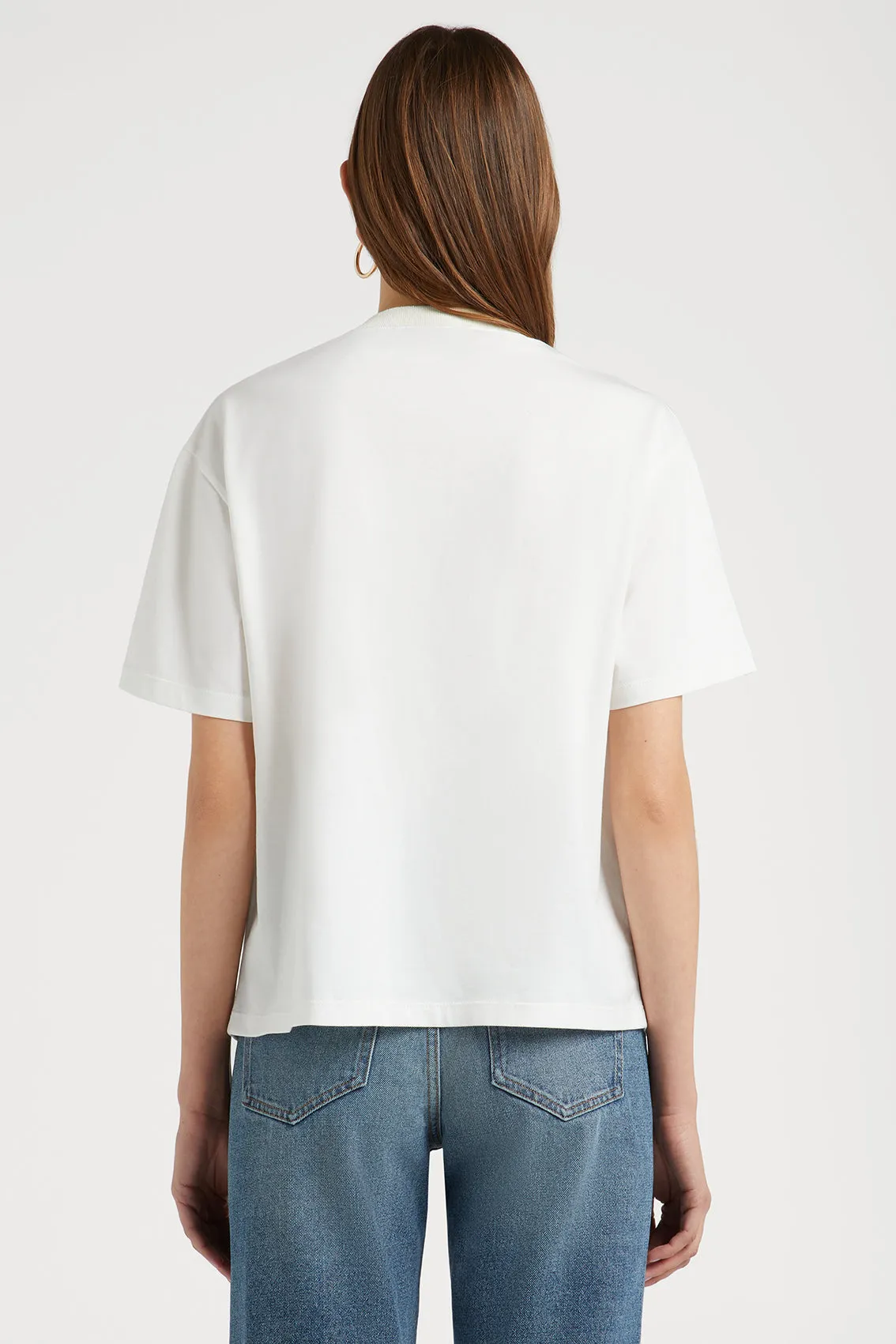 FULL NECK T-SHIRT WITH DRAGONFLY STONES