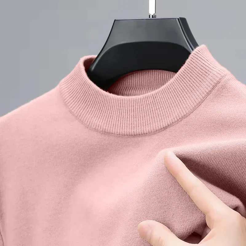 Funki Buys | Sweaters | Men's Aesthetic Mock Neck Sweaters