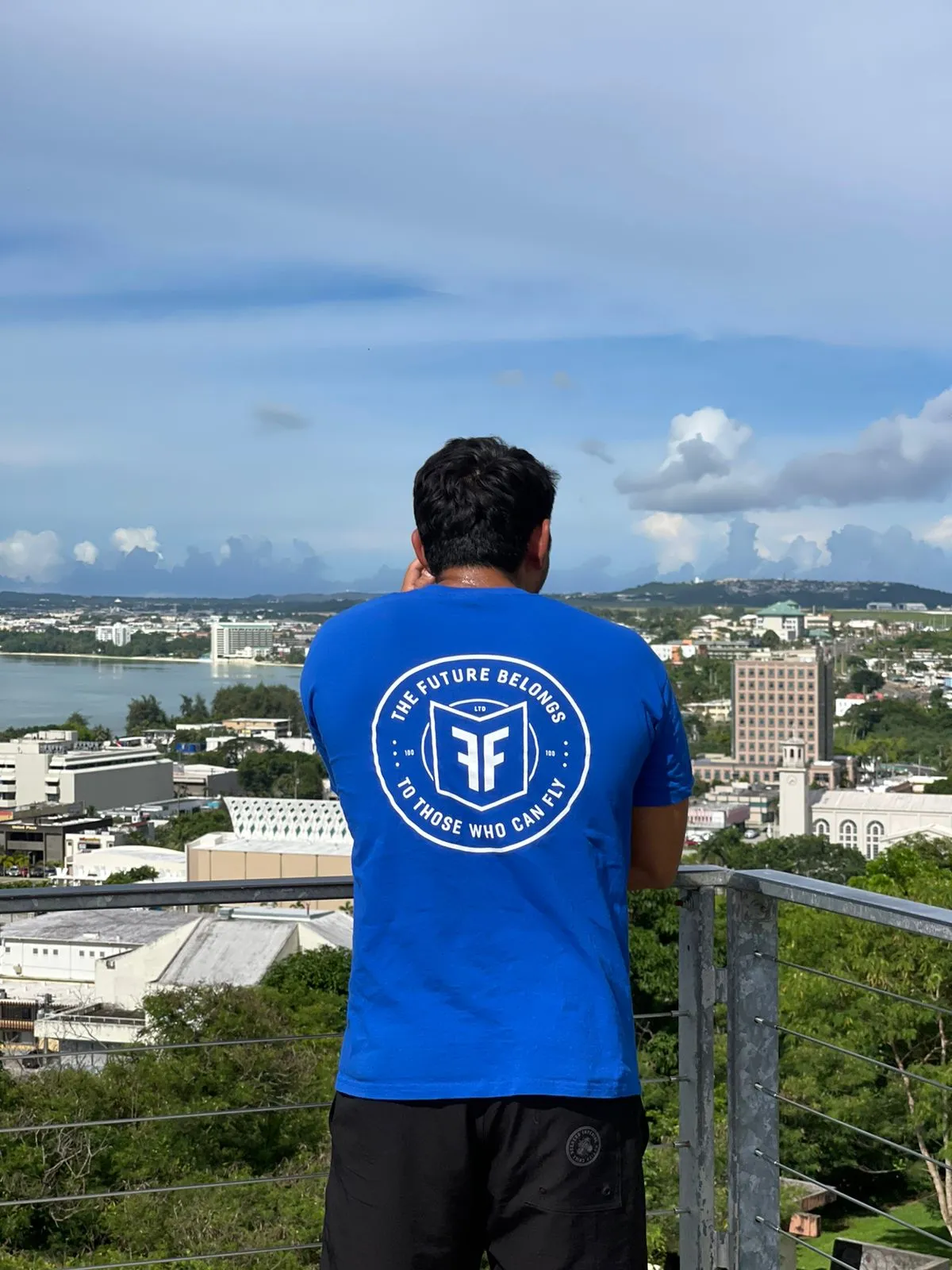 Future Fly Short Sleeve Blue T-Shirts