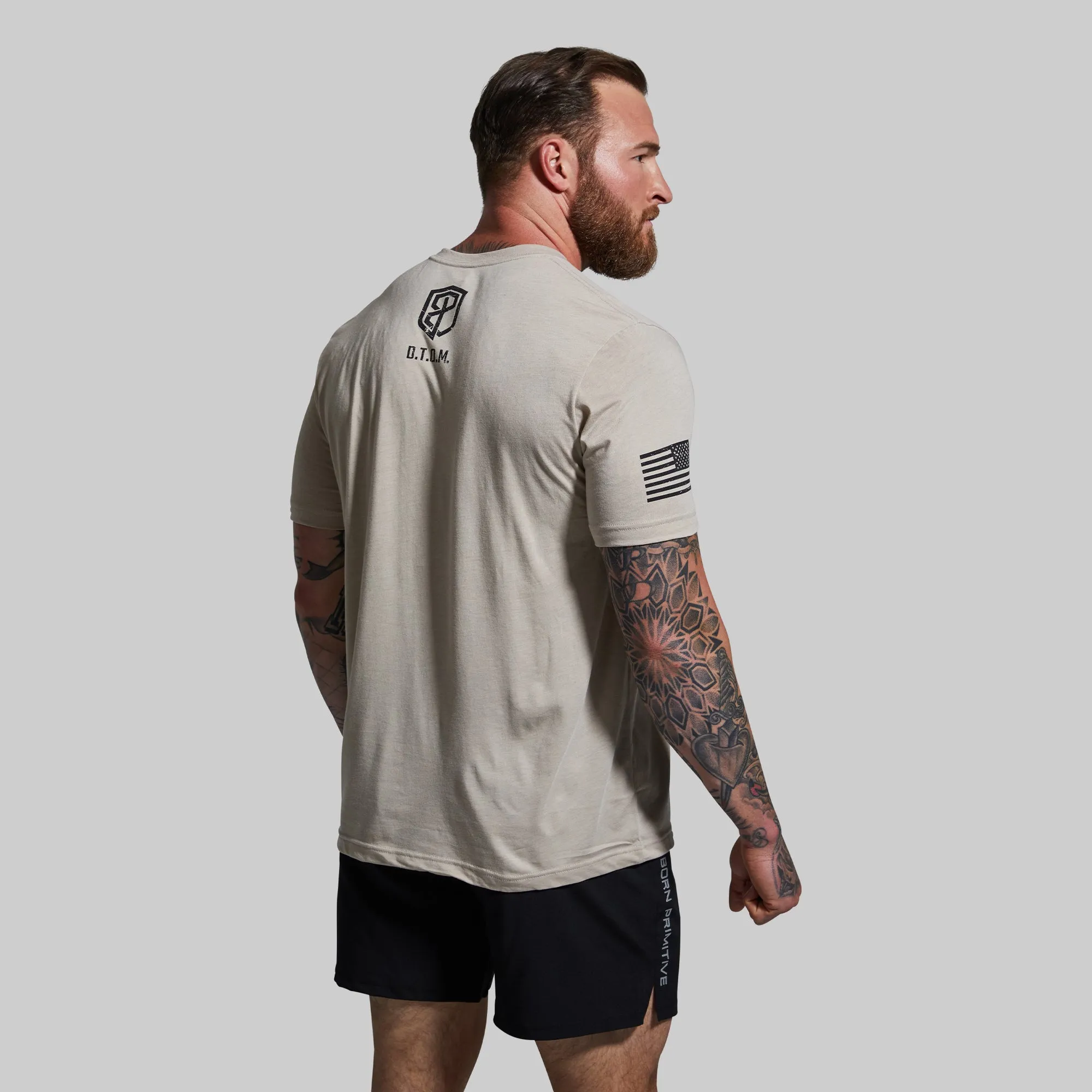 Gadsden Flag T-Shirt (Don't Tread On Me-Tan)