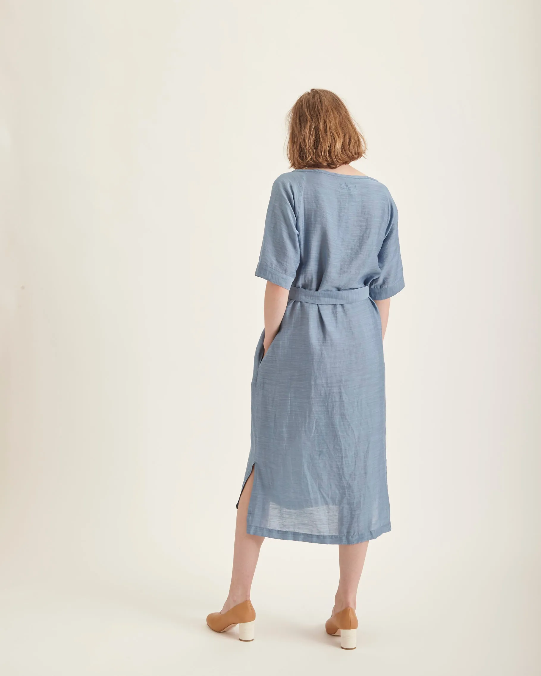 Gaia dress in azure