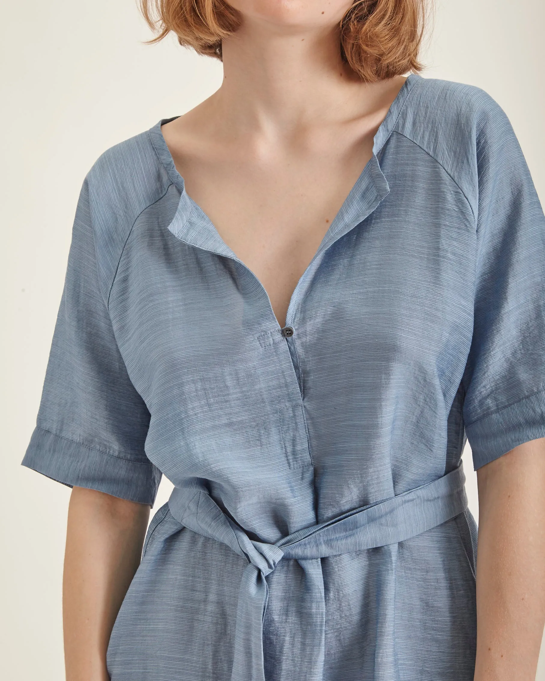 Gaia dress in azure