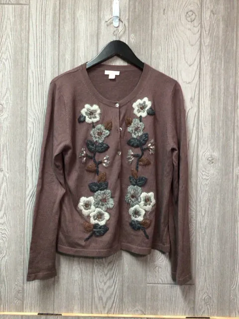 Garnet Hill Cardigan Size Large