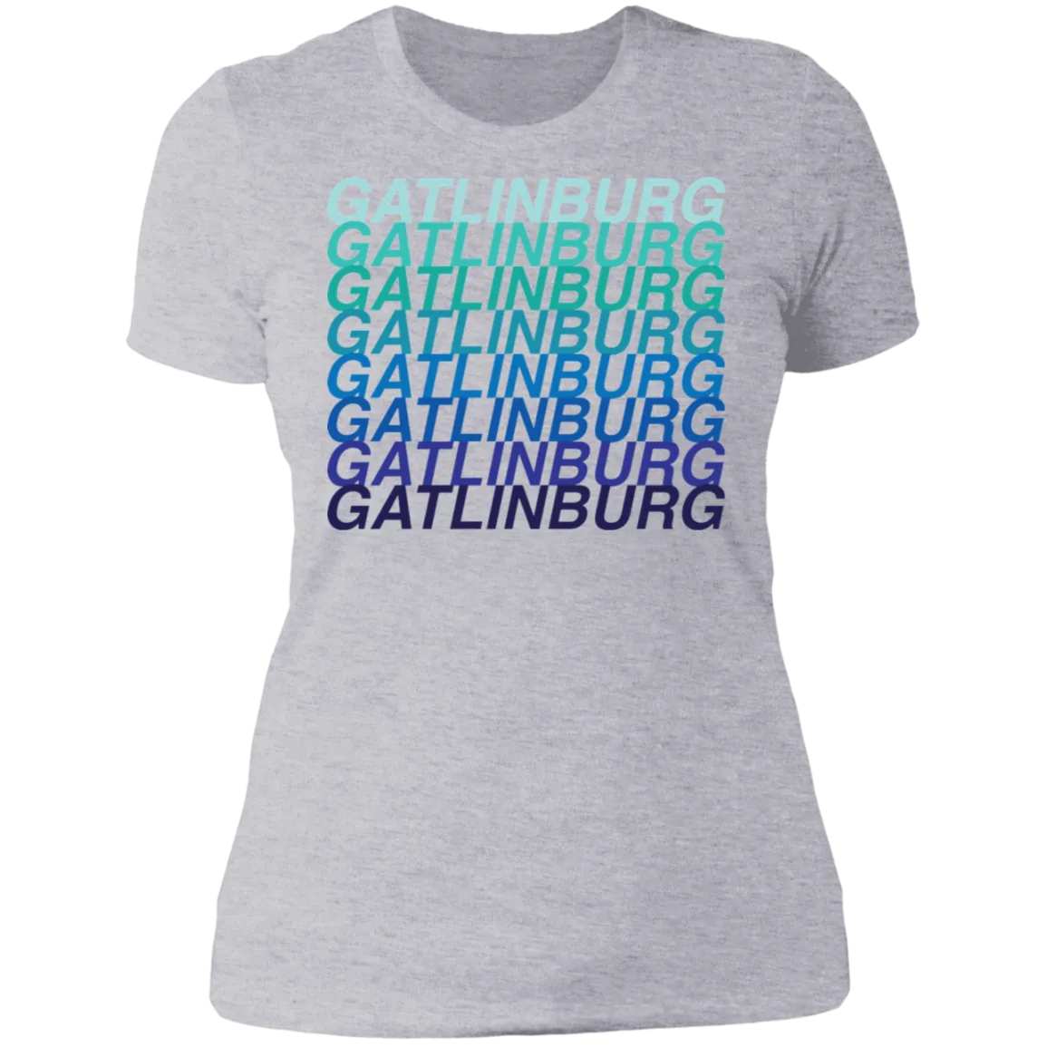 Gatlinburg Blue Ombre - Women's Tee
