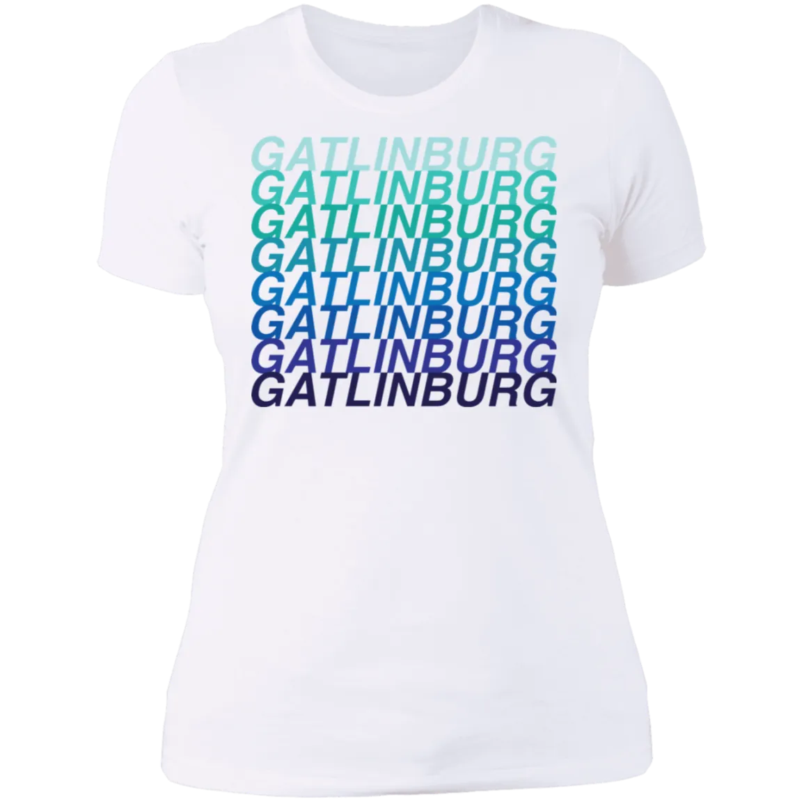 Gatlinburg Blue Ombre - Women's Tee