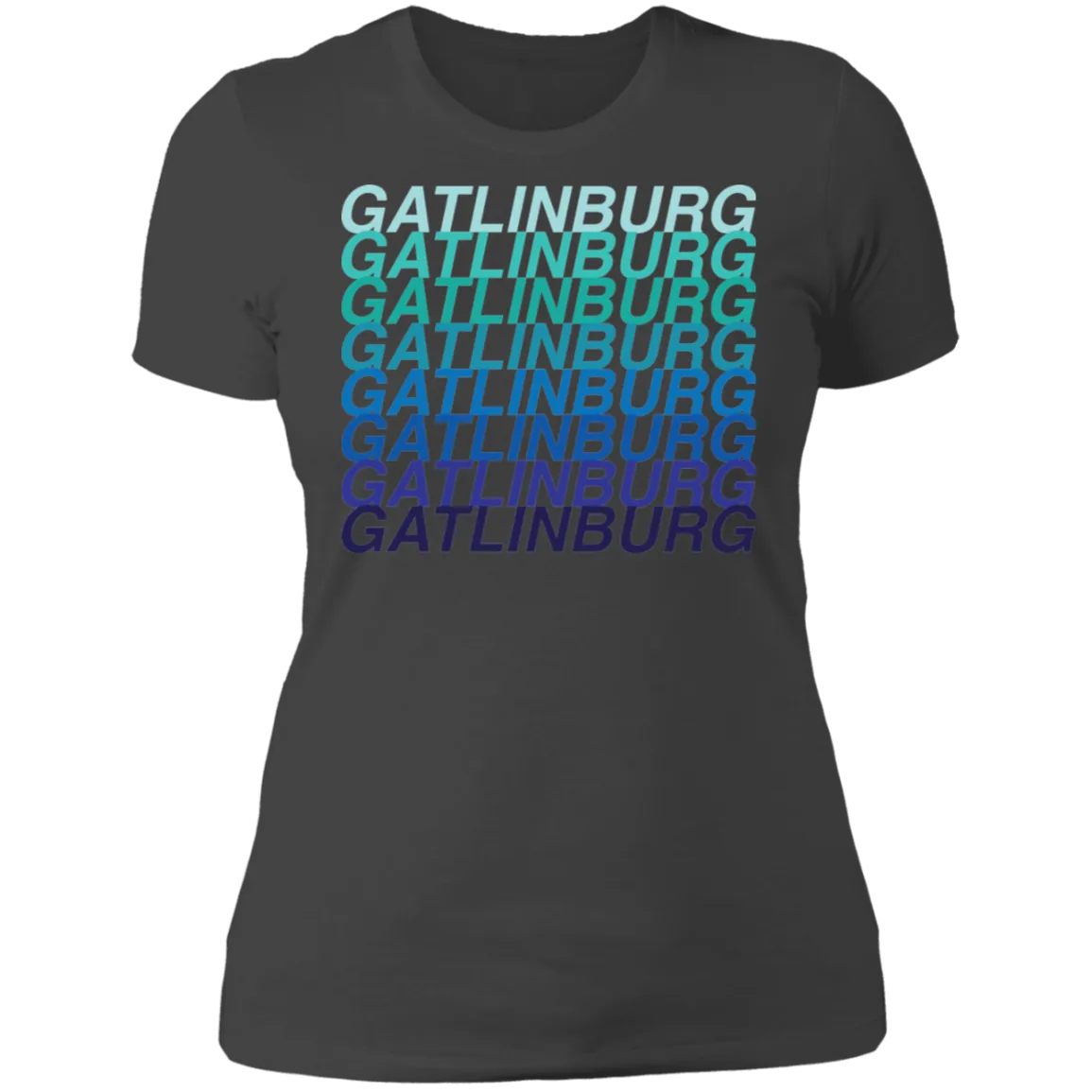 Gatlinburg Blue Ombre - Women's Tee