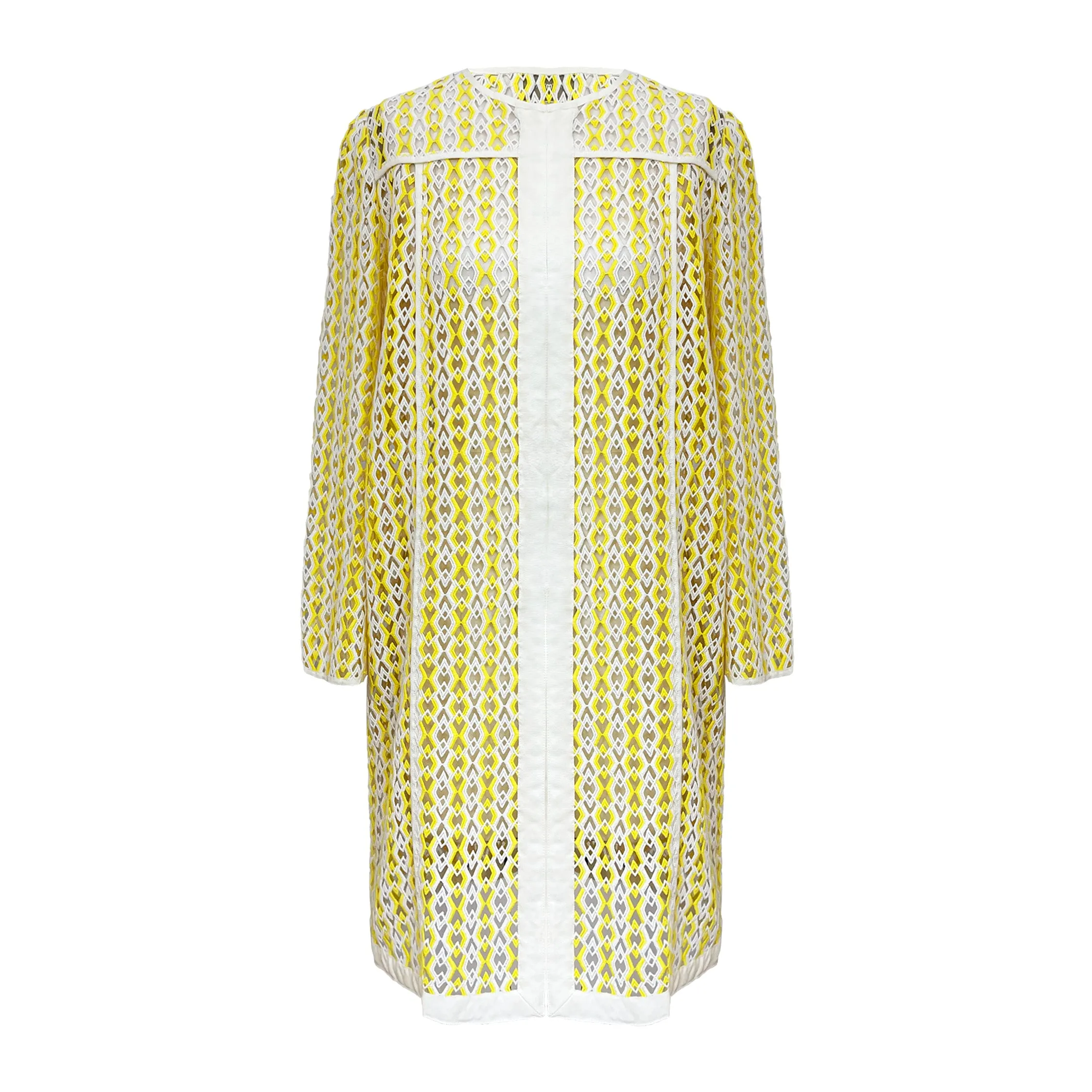 Geometric Embroidered Jacket
