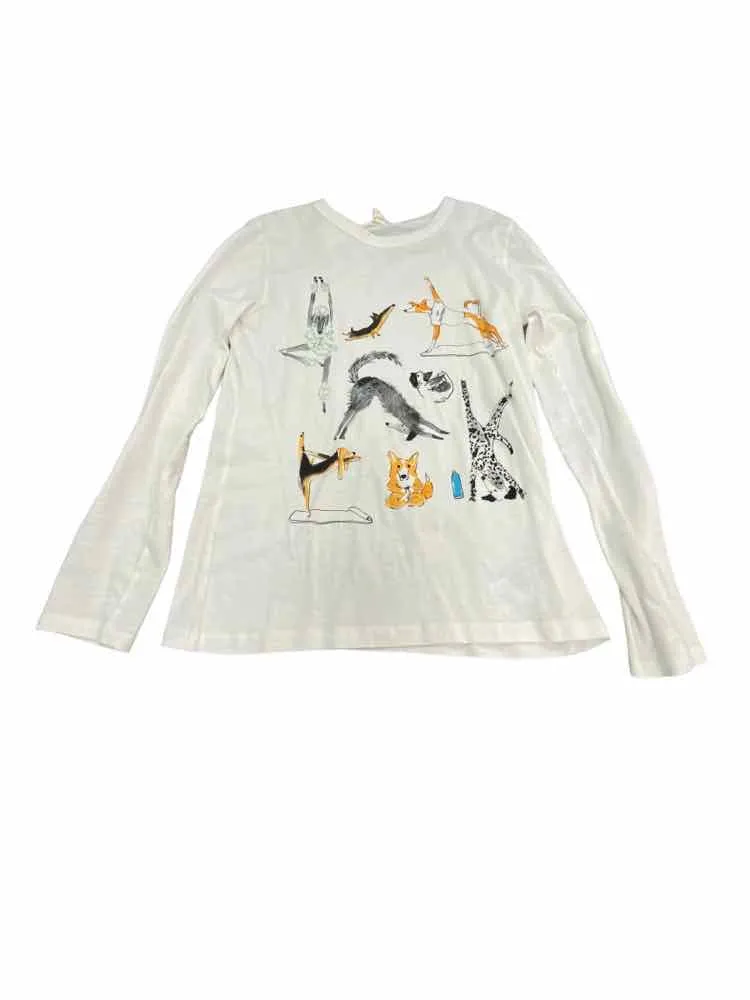 Girls Child Size 14 Crewcut White Tops