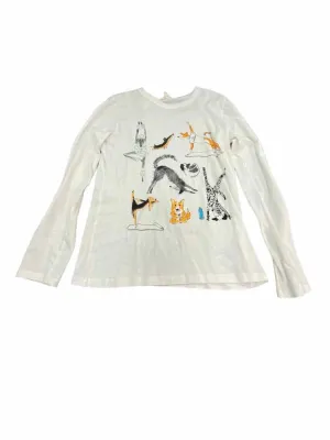 Girls Child Size 14 Crewcut White Tops