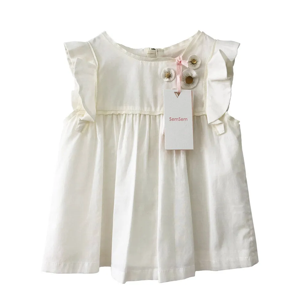 Girls Malak Top - Egret