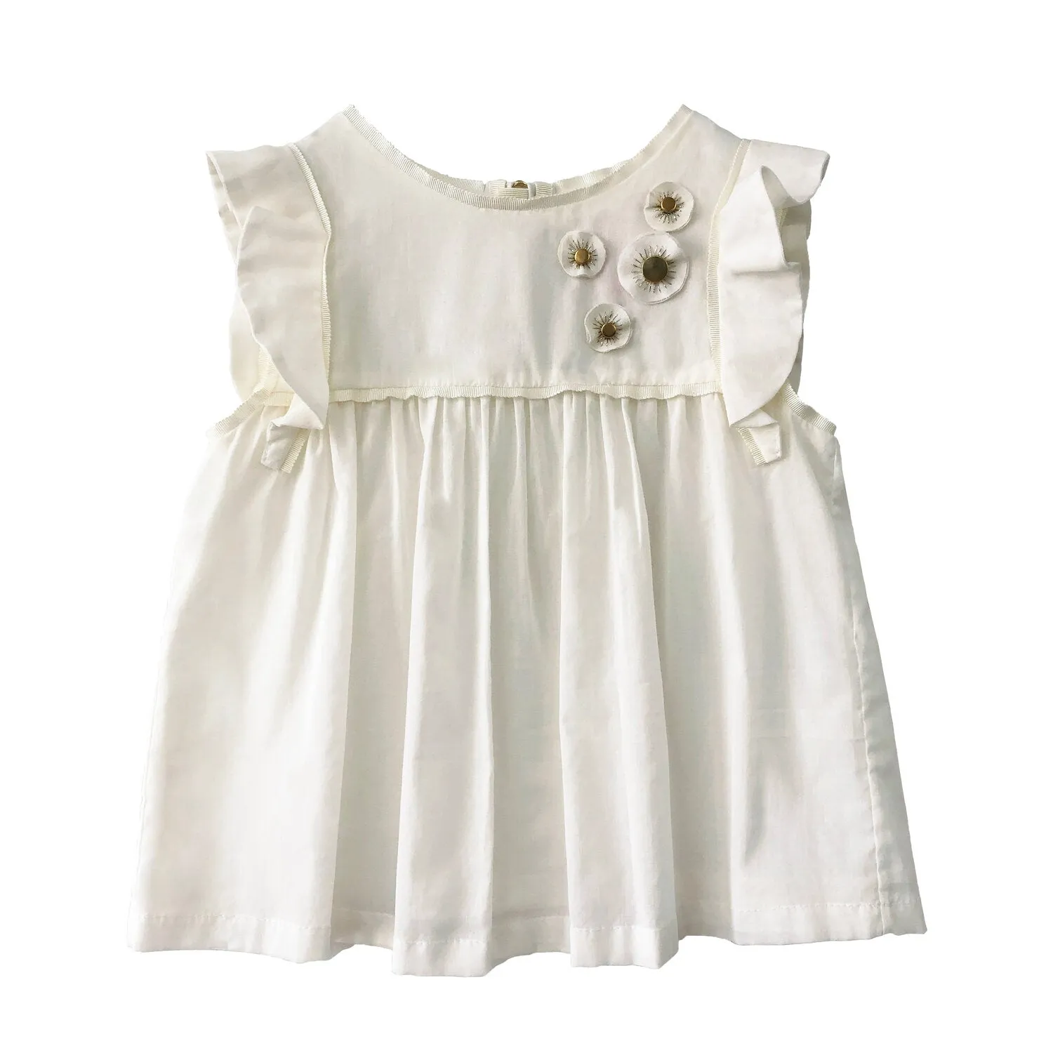 Girls Malak Top - Egret
