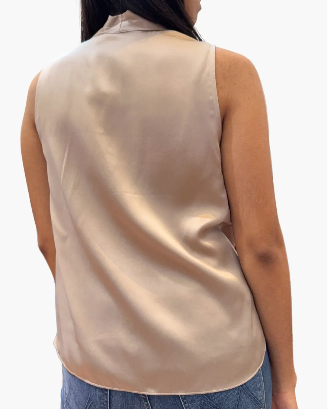GO BOHO SURPLUS BLOUSE IN CHAMPAGNE