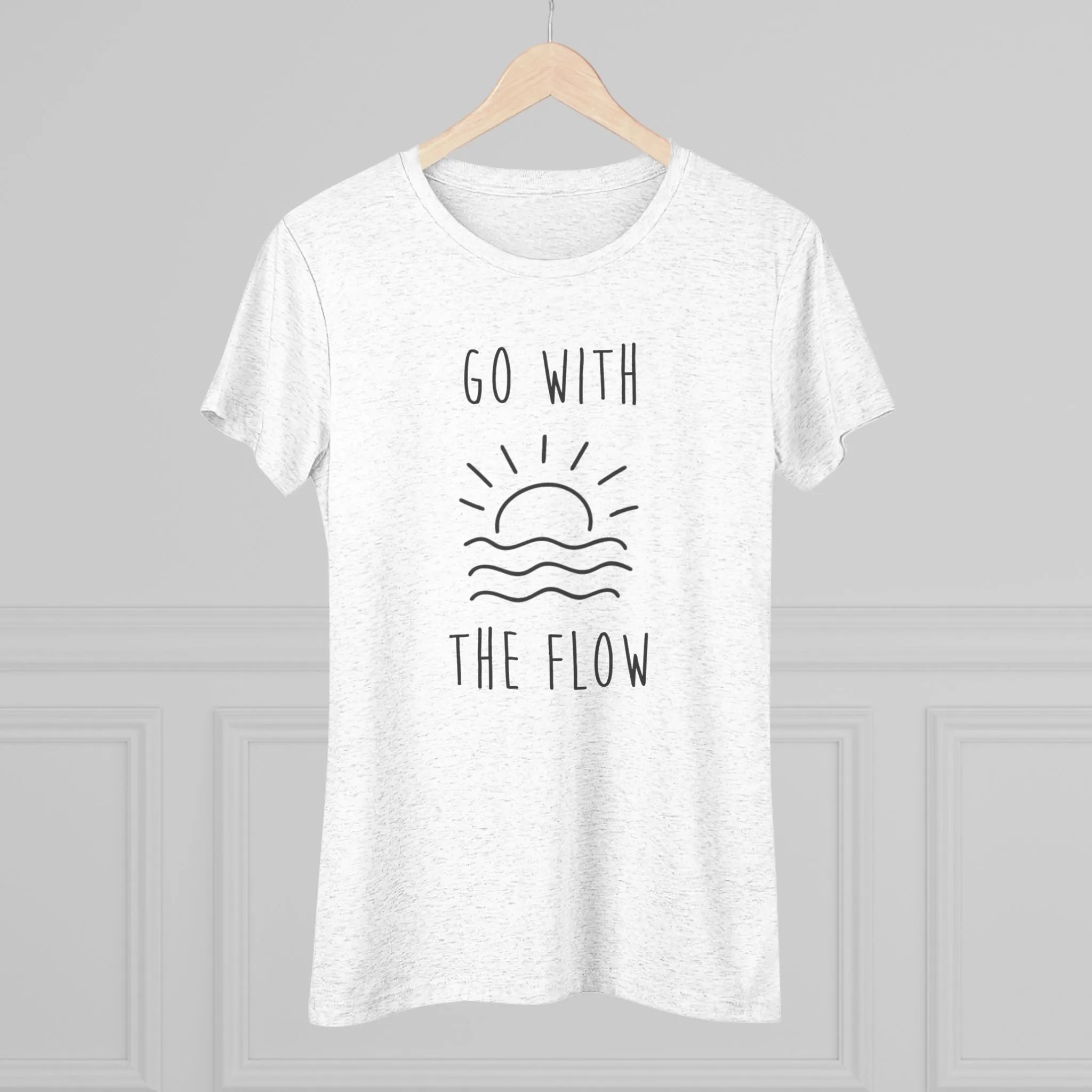 Go With The Flow Women's Triblend Tee