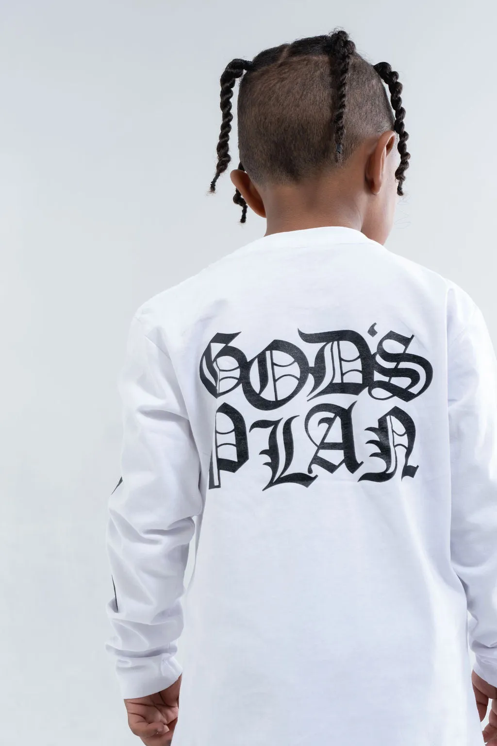 GOD'S PLAN LONG SLEEVE (WHITE)