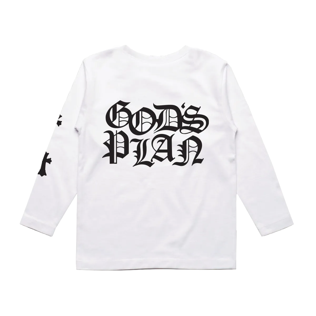 GOD'S PLAN LONG SLEEVE (WHITE)