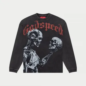 GODSPEED Mankind vs Ai Long Sleeve (Black Wash)
