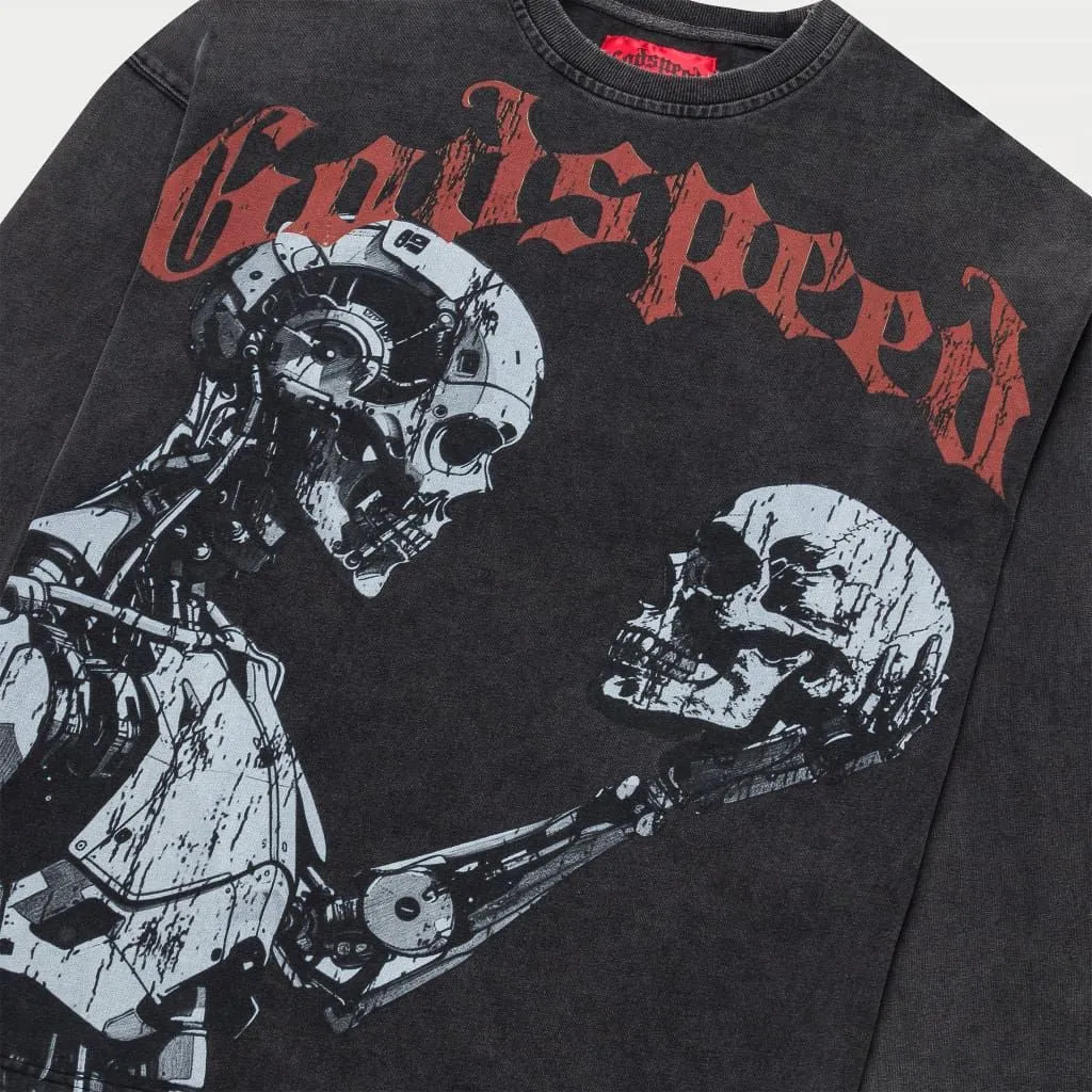 GODSPEED Mankind vs Ai Long Sleeve (Black Wash)