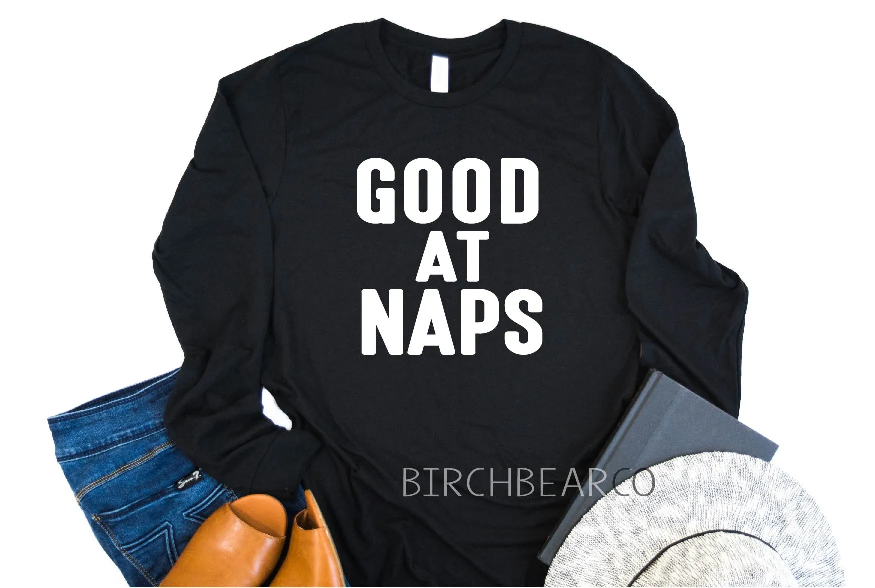 Good At Naps Long Sleeve Shirt