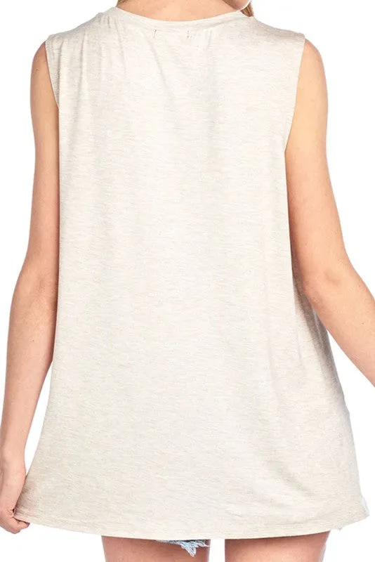 GOOD VIBES GRAPHIC TANK