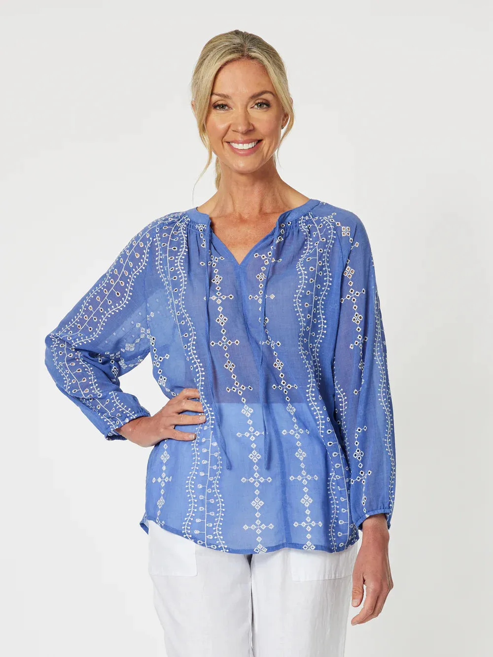 Gordon Smith Lizzy Embrodiered Tunic 45605