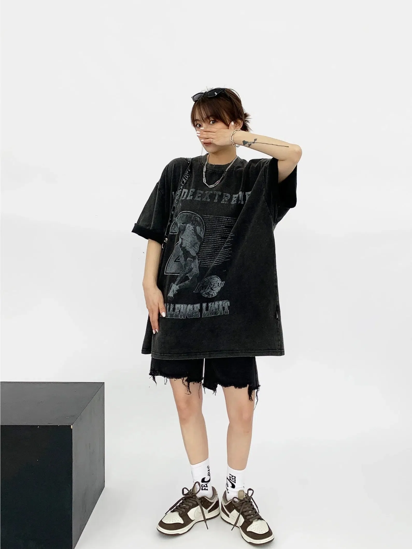 Graphic  Printed Oversized T-Shirt