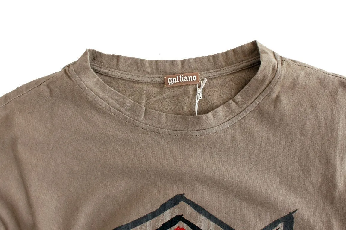 Gray crewneck long sleeve t-shirt