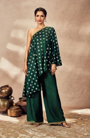 Green Palmscape Tunic Set