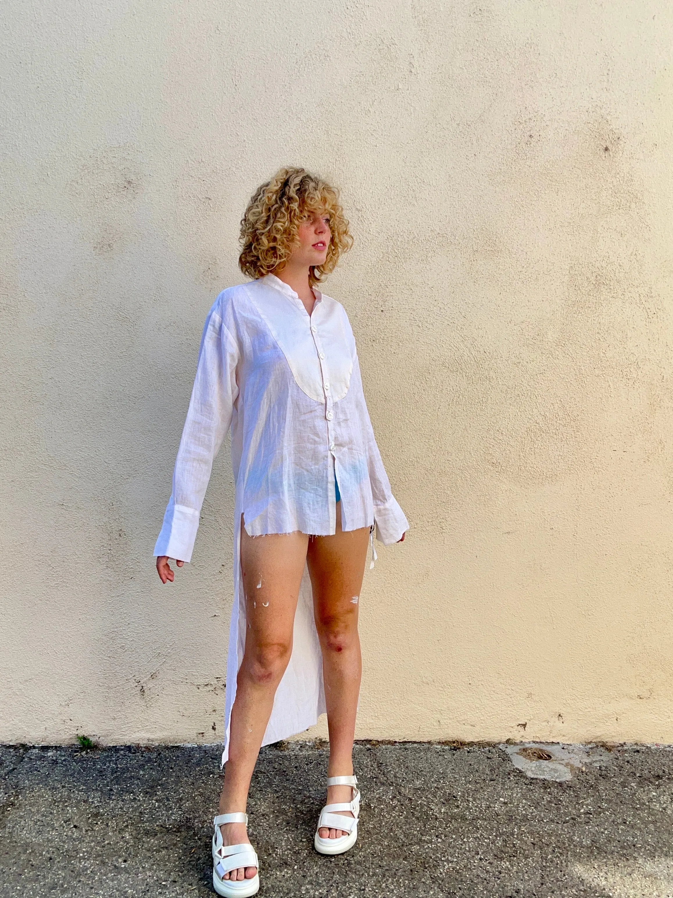 Greg Lauren High-Low Tunic