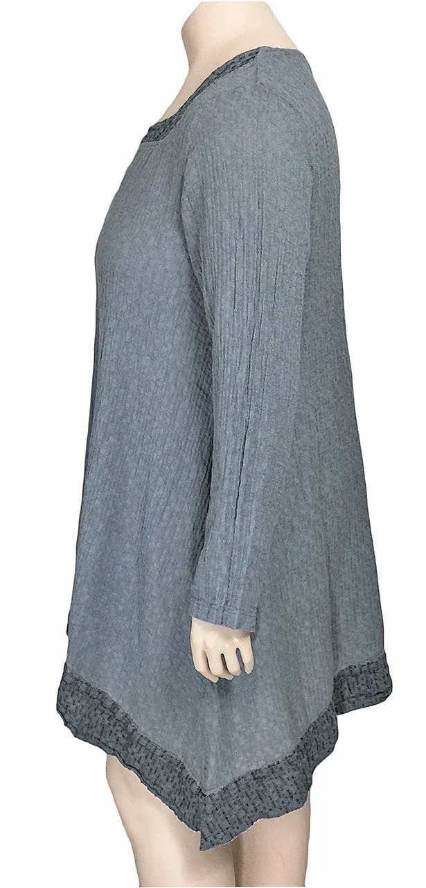 Grizas Cotton Linen Square Neck Tunic