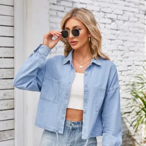 GYPSY - Button Up Light Denim Jacket
