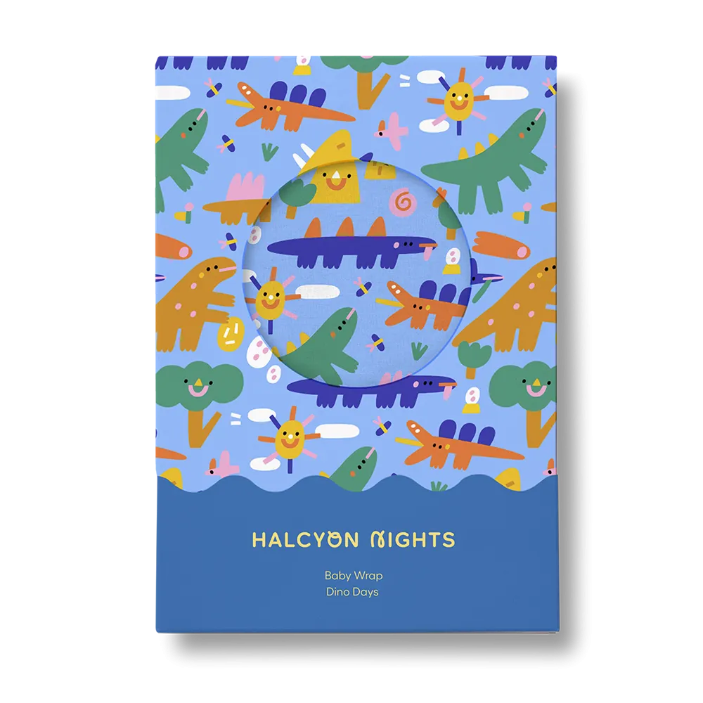 Halcyon Nights Dino Days Baby Wrap (Swaddle)