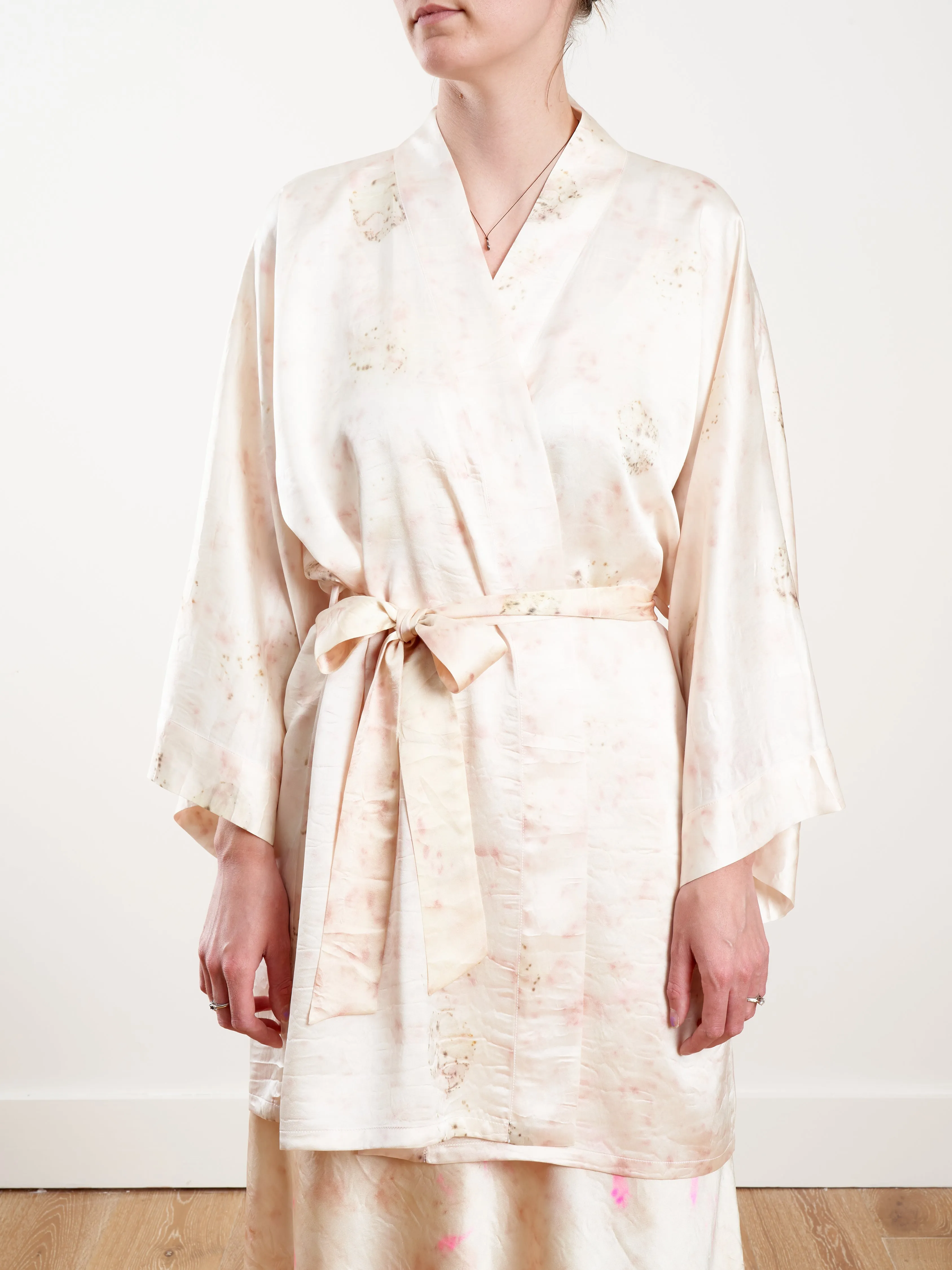 half kimono - carnation rose